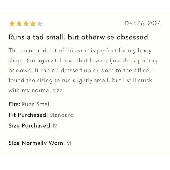 NWT Size M - Anthropologie Maeve Zip-Front Column Midi Skirt Red (NWT US$ 118) - Picture 13 of 16